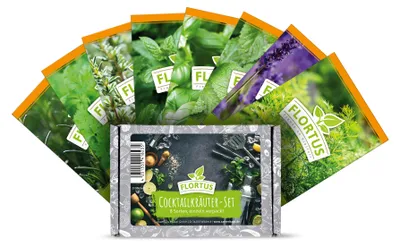 Produktbild von Cocktailkräuter-Set (8 Sorten) | Kräutersamen Sets von FLORTUS