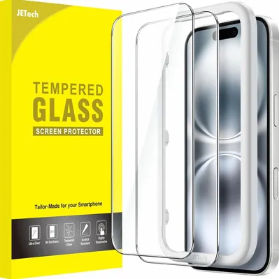 Obrázek produktu pro 2x Tvrzené Ochranné Sklo 6,1" Průhledné Pro Telefon