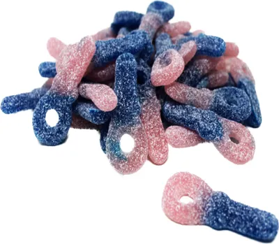 Immagine prodotto di Gelatina di frutta Frisia sour bubblegum bicolore vegan 300g