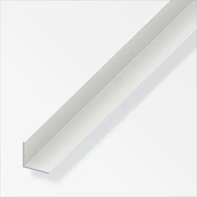 Produktbild von alfer Winkel 1 m, 25 x 25 mm PVC (Kunststoff) glatt weiss