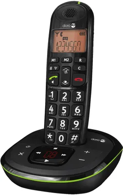 Immagine prodotto di doro 380102 doro PhoneEasy 105wr Schnurlostelefon schwarz