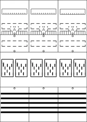 Produktbild von Striebel Zählerfeld 7RE 6Z BF37C6 vorverdrahtet m.BKE-I 2CPX054124R9999