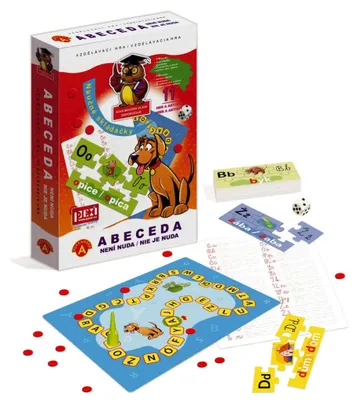 Immagine prodotto di L'alfabeto non è noioso: gioco educativo di società in scatola, 19x29x4 cm