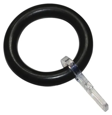 Immagine prodotto di Cerchio con gancio in plastica nera
