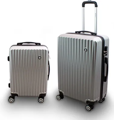 Produktbild von Barut Reisekofferset General 2-teilig M + L Silber MS-17295