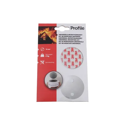 Image de Universeel - Kit De Fixation Magnétique Pour Détecteur De Fumée - 364004005