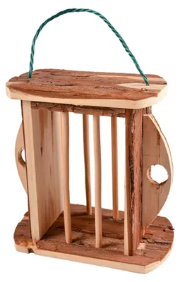 Produktbild von Duvo+ Heuraufe aus Holz mit Rinde
