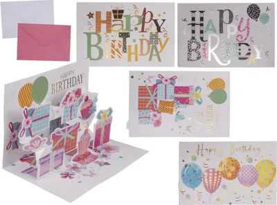 Produktbild von OOTB Pop-Up Geschenkkarte Happy Birthday
