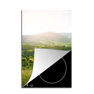 Obrázok produktu pre MuchoWow® Krycia doska sporáka - Indukčná ochrana - 30x52cm Les - Krajina - Slnko - Príroda - Východ slnka - Kryt na sporák z vinylu - Zväčšuje