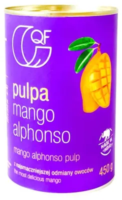 Obrázok produktu pre Mangová dužina 450 g - Ovocný základ pre dezerty, koktaily a ázijské misy