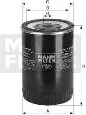 Produktbild von NFZ-MANN Kraftstofffilter für WP962/3X