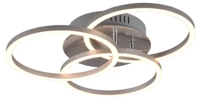 Produktbild von Reality LED Deckenleuchte Circle nickel matt Fernbedienung
