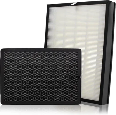 Produktbild von Ersatzfilter Set 2 Stück, HEPA und Aktivkohlefilter, für Luftreiniger