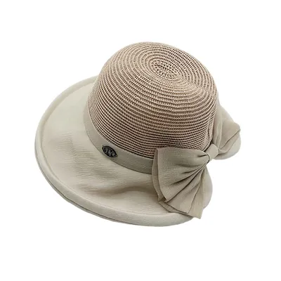 Produktbild von Damen Sonnenhut, UV-Schutz Strohhut mit Breite Krempe, Atmungsaktiv Sommerhut, Khaki