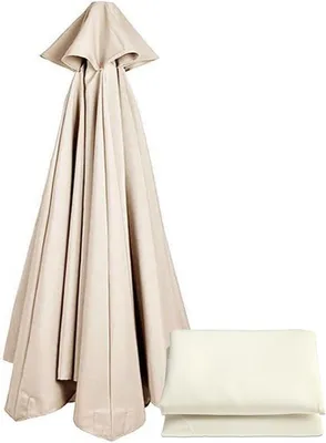 Produktbild von Sonnenschirm Ersatzbezug 3 m, 6 oder 8 Streben, beige, Polyester, für Garten
