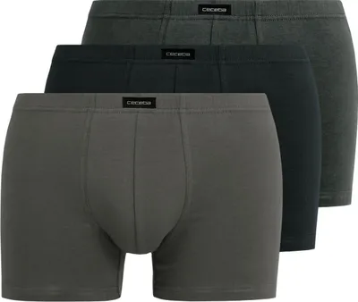 Zdjęcie produktu dla 3-pak bokserek Ceceba Pants, kolor:szary, rozmiar:3XL, artykuł:-0831 szary-ciemny-melanż