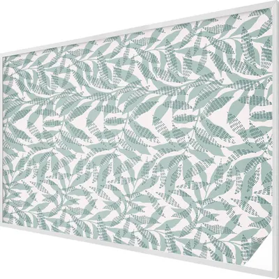 Obrázok produktu pre Vitrážová fólia na okno - 146x200 cm - vitrážový vzor - nepriehľadná dekoratívna fólia na ochranu súkromia - samolepiaca, UV ochrana - zelené listy