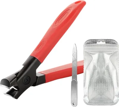 Produktbild von INF Leistungsstarker Nagelknipser für dicke Zehennägel Rot