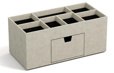 Produktbild von BIGSO VENDELA Schreibtisch Organizer mit 7 Fächern und Schublade – Ablagebox aus