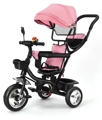 Produktbild von Dreirad, verstellbarer Sitz, Sicherheitsmerkmale, Rosa