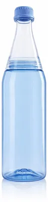 Produktbild von PROFINO Wasserflasche "Sparkle" hellblau
