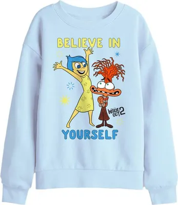 Produktbild von Inside Out 2 - "Believe" Sweatshirt für Kinder TV30111 (116) (Hellblau)