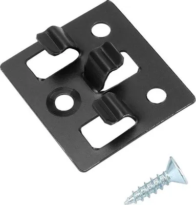 Produktbild von 6mm Edelstahl-Terrassenklips, Verborgene Abstandhalter, inkl. Schrauben