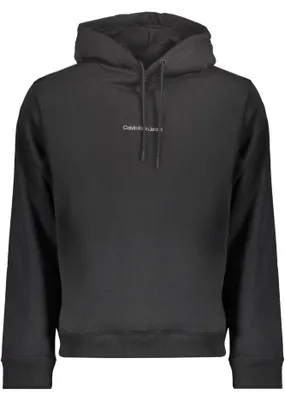 Produktbild von Nachhaltiges Herren Sweatshirt ohne Reißverschluss in Schwarz mit Kapuze