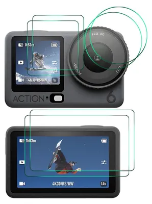 Obrázek produktu pro Ochranné sklo Screen Protector pro kameru DJI Osmo Action 6 – robustní příslušenství