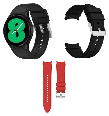 Produktbild von Für Samsung Galaxy Watch FE 6 5 4 Normal Pro Classic alle Größen Armband Silikon