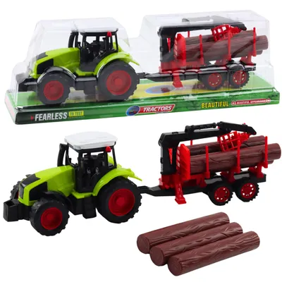 Immagine prodotto di Trattore agricolo con rimorchio HDS per il trasporto di tronchi di legname