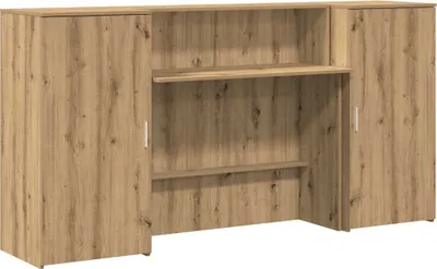 Obrázek produktu pro Recepční stůl dub artisan 200x50x103,5 cm kompozitní dřevo