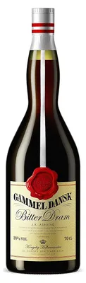 Immagine prodotto di Gammel Dansk Bitter Dram Assenzio ai sapori di frutti rossi selvatici 700 ml