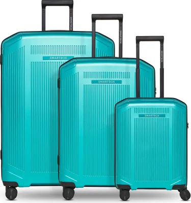 Image de SMARTBOX trolley Edition 02 Trolley Set 3 pièces Teal Metallic turquoise 55cm