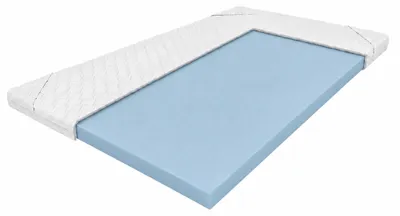 Produktbild von Crownmiller Basic Gel 120x200 cm mittel, Gelschaumtopper, 6 cm hoch, abnehmbarer Bezug, 60 Grad waschbar