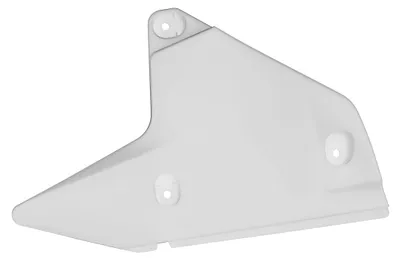Immagine prodotto di Copertura filtro dell'aria Polisport per Suzuki DR-Z 400, modelli dal 2000 al 2024, colore bianco, per lato singolo