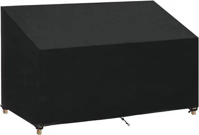 Produktbild von Famanu Schutzhülle für Gartenbank - 2-Sitzer - wasserfest und UV-beständig - 134 x 66 x 63/89 cm