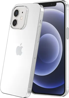 Produktbild von Smartphonica Telefon Fall geeignet für iPhone 12 Mini Transparent Silikon - Transluzent Clear Case Back Cover