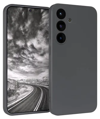 Produktbild von EAZY CASE - TPU Hülle für Samsung Galaxy S25, TPU Case stoßfeste Handyhülle, weiches Cover mit Kameraschutz, Silikonhülle in Grau
