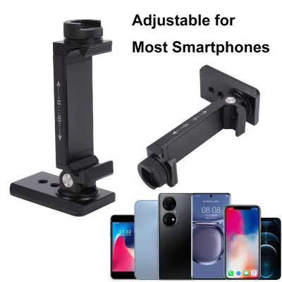 Image de Support magnétique multifonctionnel pour téléphone portable, fixation métallique usinée CNC pour trépied, compatible avec les rotules de trépied