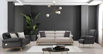 Produktbild von Zwei Sofas und ein Sessel für Ihr Zuhause. Hochwertige Möbel für modernes Wohnen