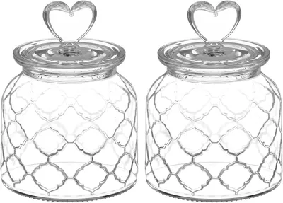 Produktbild von Luftdichte Aufbewahrungsgläser mit Deckel, 2-teiliges Set, 650 ml