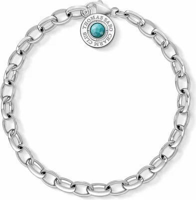 Produktbild von Charm Armband von Thomas Sabo aus 925er Silber mit Türkis