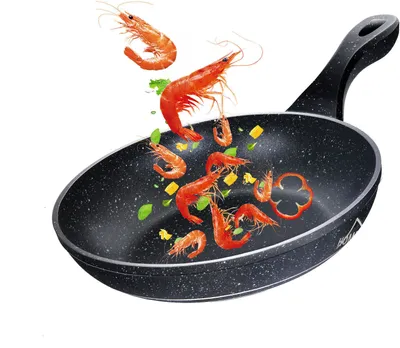 Produktbild von Scheffler Pfanne Bratpfanne,Pfannen,beschichtete Pfanne,Pfanne Induktion mit Antihaft-Beschichtung,geeignet für alle Herdarten (28cm)