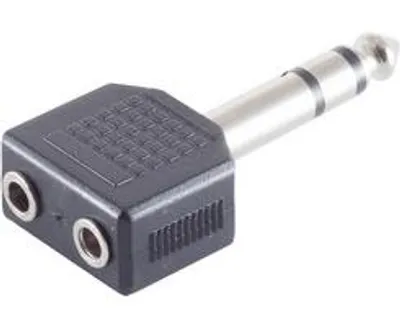 Produktbild von Klinkenst. Stereo 6,3mm/2 Klinkenbuchsen 3,5mm