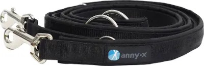 Produktbild von 3 M In Schwarz - Annyx Führleine Classic Bolt Fun -auch als Fahrradleine und Joggingleine ideal