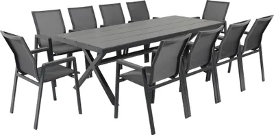 Produktbild von Primaster Garten-Essgruppe Turin 10 Personen Aluminium anthrazit