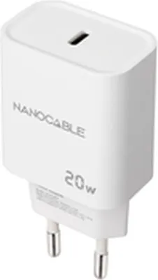 Produktbild von Ladegerät Usb-c/pd 20w White Nanocable 10.10.2005