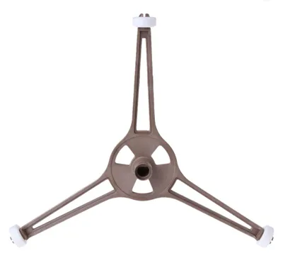Mikrowellen-Drehteller-Stütze, Kunststoff, dreieckig, für 24,5 cm Glasplatte