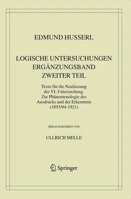 Image de Logische Untersuchungen. Ergänzungsband. Zweiter Teil.